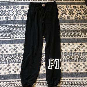 VS PINK Black Sweatpants
